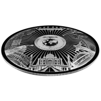 Монета «Достопримечательности мира»,  2024 г., Серебро, 1 000 гр., проба 999, БАРБАДОС