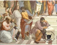 Монета "Афинская школа 1509-1511 гг.",  Рафаэль.,  2025 г., Серебро, 31,1 гр., проба 999, КАМЕРУН