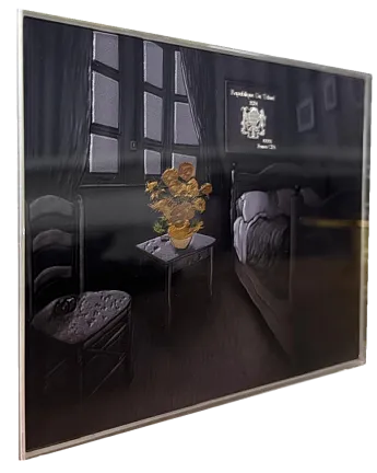 Монета «Подсолнухи», 2024 г., Серебро, 77,75 гр., проба 999, ЧАД