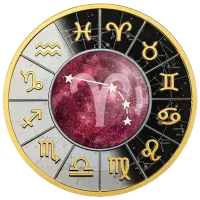 Монета "Овен",  2023 г., Серебро, 17,5 гр., проба 999, КАМЕРУН