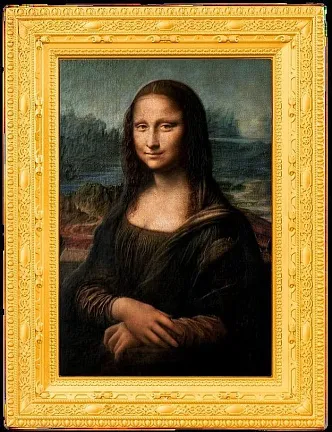 Монета «Мона Лиза. Леонардо да Винчи», 2022 г., Серебро, 62,2 гр., проба 999, ЧАД