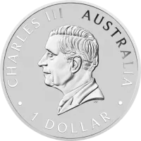 Монета "Коала", 2024 г., Серебро, 31,1 гр., проба 9999, АВСТРАЛИЯ