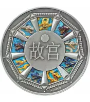 Монета "Запретный город", -, 2017 г., Серебро, 16,25 гр., проба 999, КАМЕРУН
