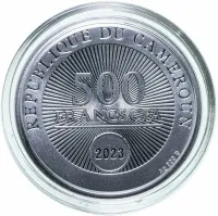 Монета "Сад Любви, 2023 г., Серебро, 10 гр., проба 999, КАМЕРУН"