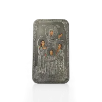 Монета "Православные святыни. Вера", Надежда, Любовь и мать их Софья,  2017 г., Серебро, 31,1 гр., проба 999, РОССИЯ