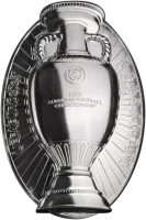 Монета "Кубок UEFA 2024", 2024 г., Серебро, 93,3 гр., проба 999, СОЛОМОНОВЫ ОСТРОВА