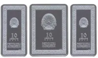 Монета "Набор икон Триптих", 2017 г., Серебро, 24 гр., проба 925, СЕВЕРНАЯ МАКЕДОНИЯ