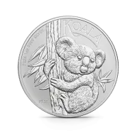 Монета "Коала", 2024 г., Серебро, 31,1 гр., проба 9999, АВСТРАЛИЯ