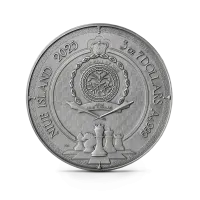 Монета "Королевский гамбит", 2025 г., Серебро, 93,3 гр., проба 999, НИУЭ