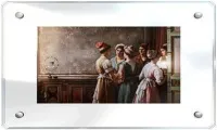 Монета "Великая Одалиска Жан Огюст Доминик Энгр",  2025 г., Серебро, 31,1 гр., проба 999, КАМЕРУН